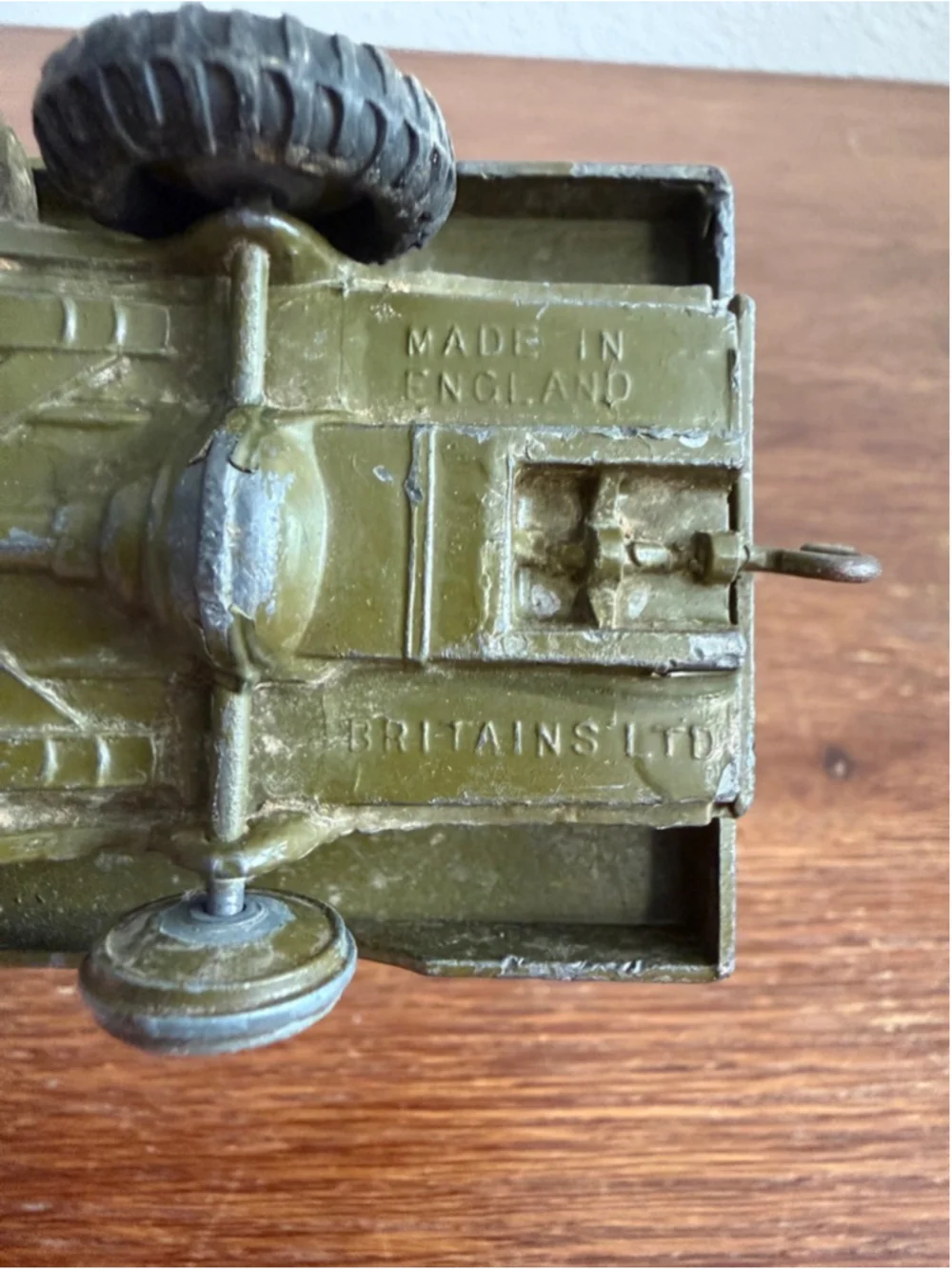 Vintage Britains Ltd Military Truck Diecast Toy Made in England Army Transport w